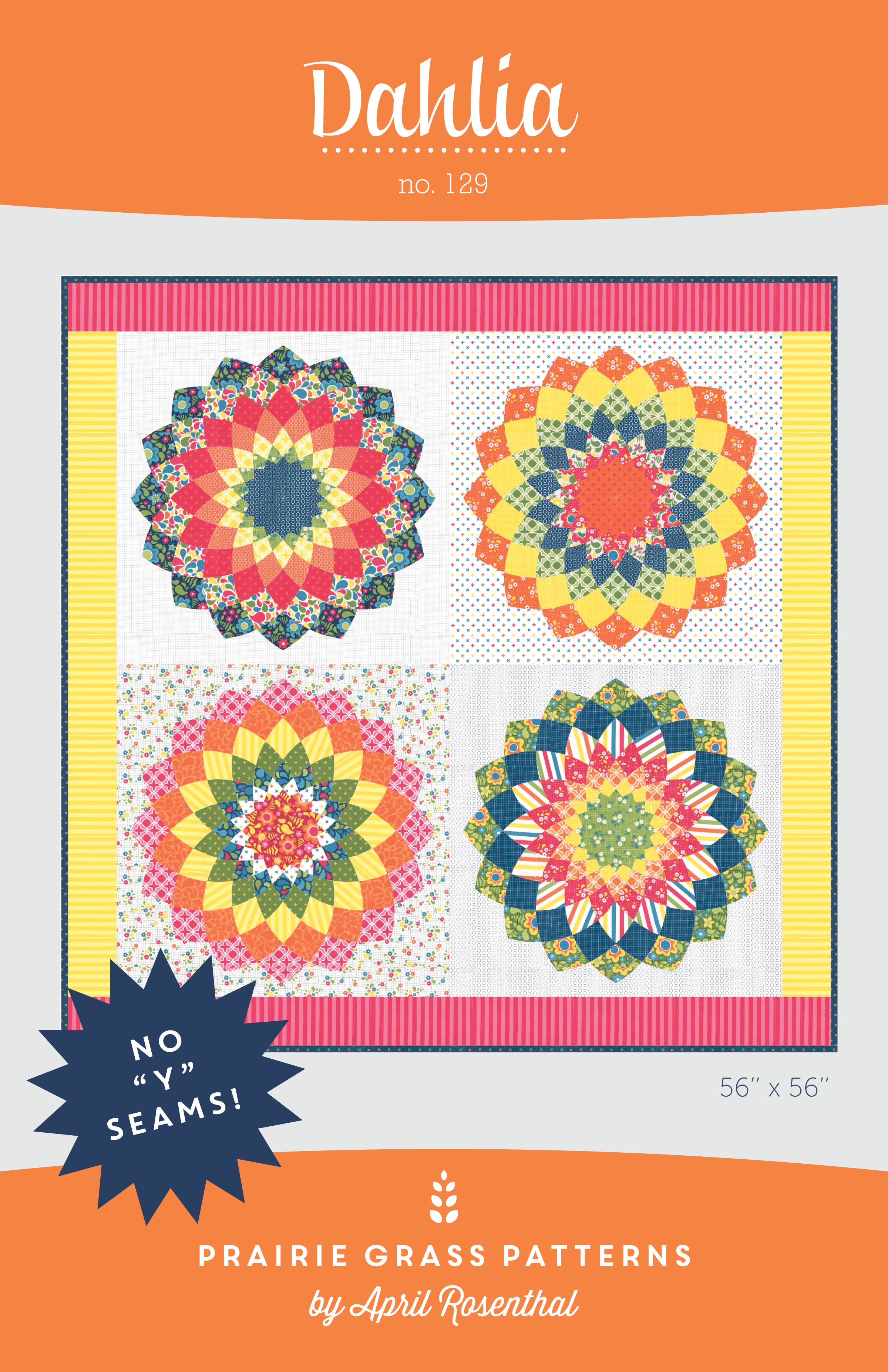 #129 - Dahlia PDF Pattern – Prairie Grass Patterns